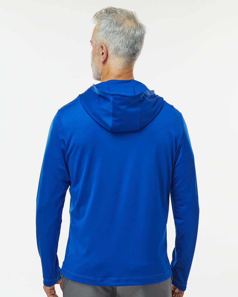 Adidas Lightweight Performance Quarter-Zip Hooded Pullover A596