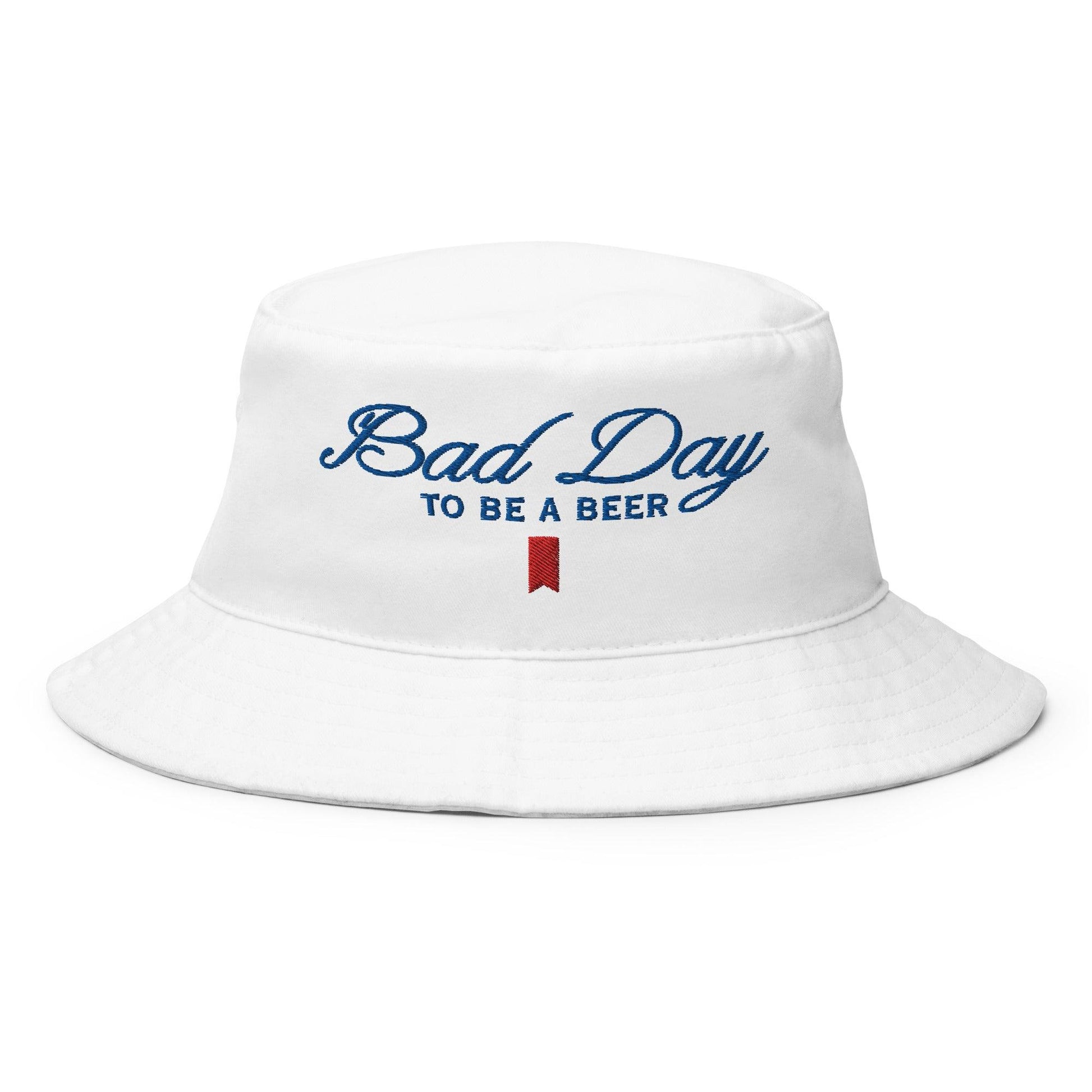 Bad Day to be a Beer Embroidered Bucket Hat