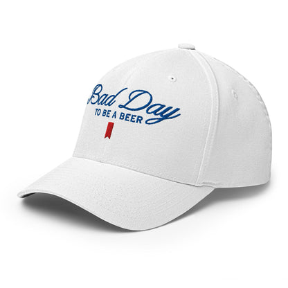 Bad Day to be a Beer Embroidered Stretch Fit Baseball Hat
