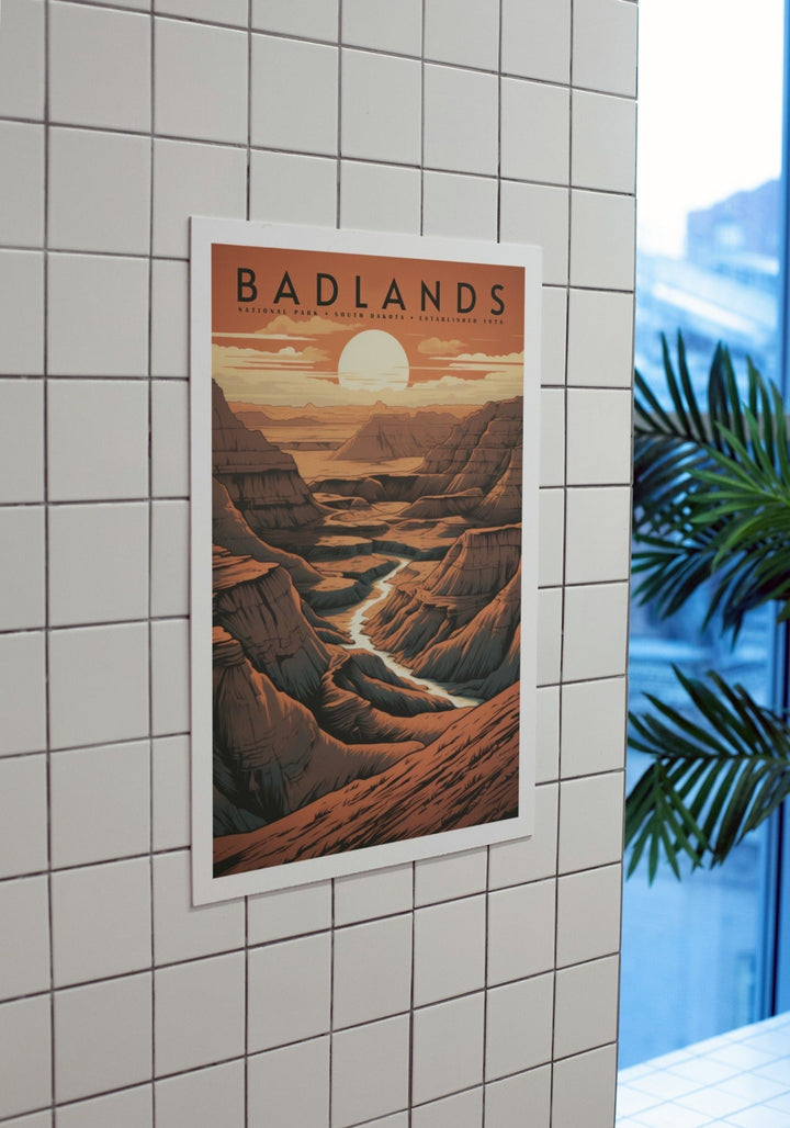 Badlands National Park Poster - poster