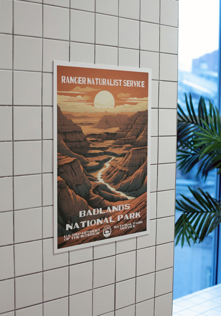 Badlands National Park Poster - poster