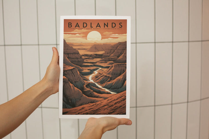 Badlands National Park Poster - poster