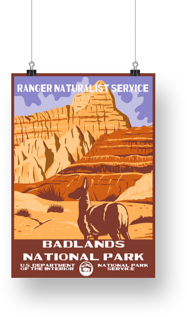 Badlands National Park Poster - poster