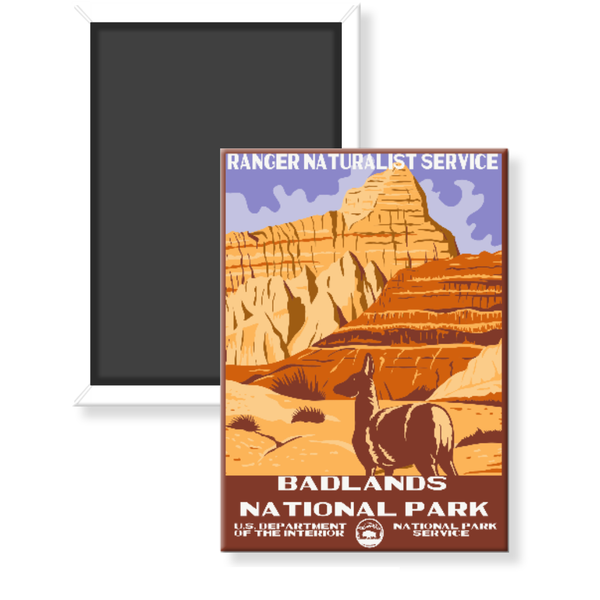 Badlands National Park WPA Magnet - magnet