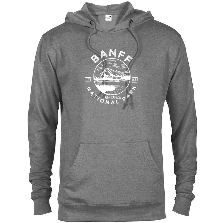 Banff National Park Hoodie - S / Athlethic Heather - hoodie