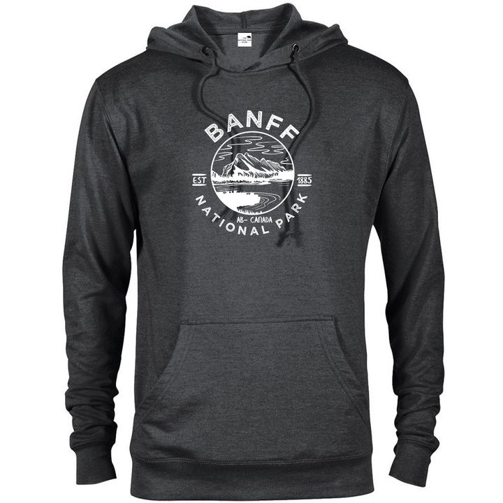 Banff National Park Hoodie - S / Charcoal Heather - hoodie