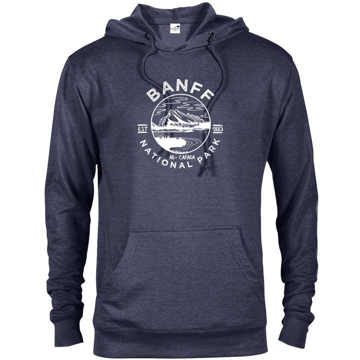 Banff National Park Hoodie - S / Denim Heather - hoodie