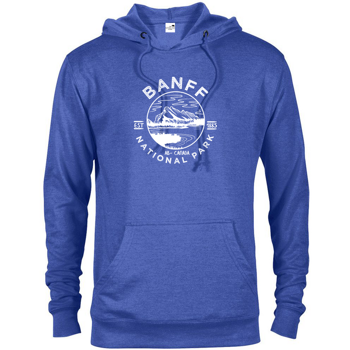 Banff National Park Hoodie - S / Royal Heather - hoodie