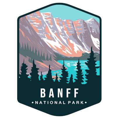 Banff National Park Sticker Large - sticker