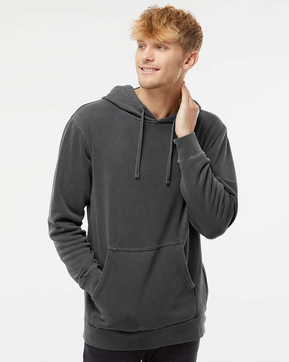 Independent Trading Co. Midweight Pigment-Dyed Hooded Sweatshirt PRM4500