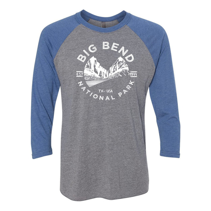 Big Bend National Park Raglan - VRoyalSleeve Heather / S - Raglan