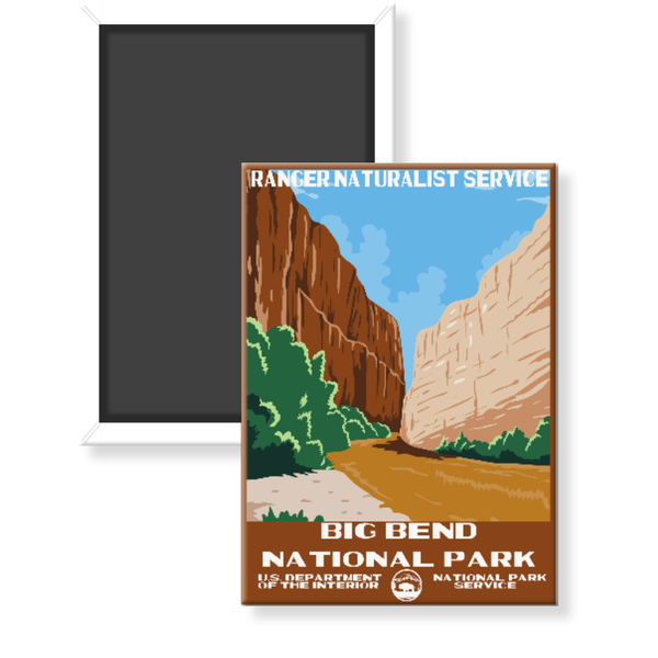 Big Bend National Park WPA Magnet - magnet