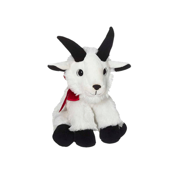 Big Eye Mountain Goat Mini Plush - white - Embroider Buddy®