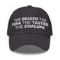 The Bigger the Fupa Tastier Chalupa Embroidered Dad Hat - Dark Grey