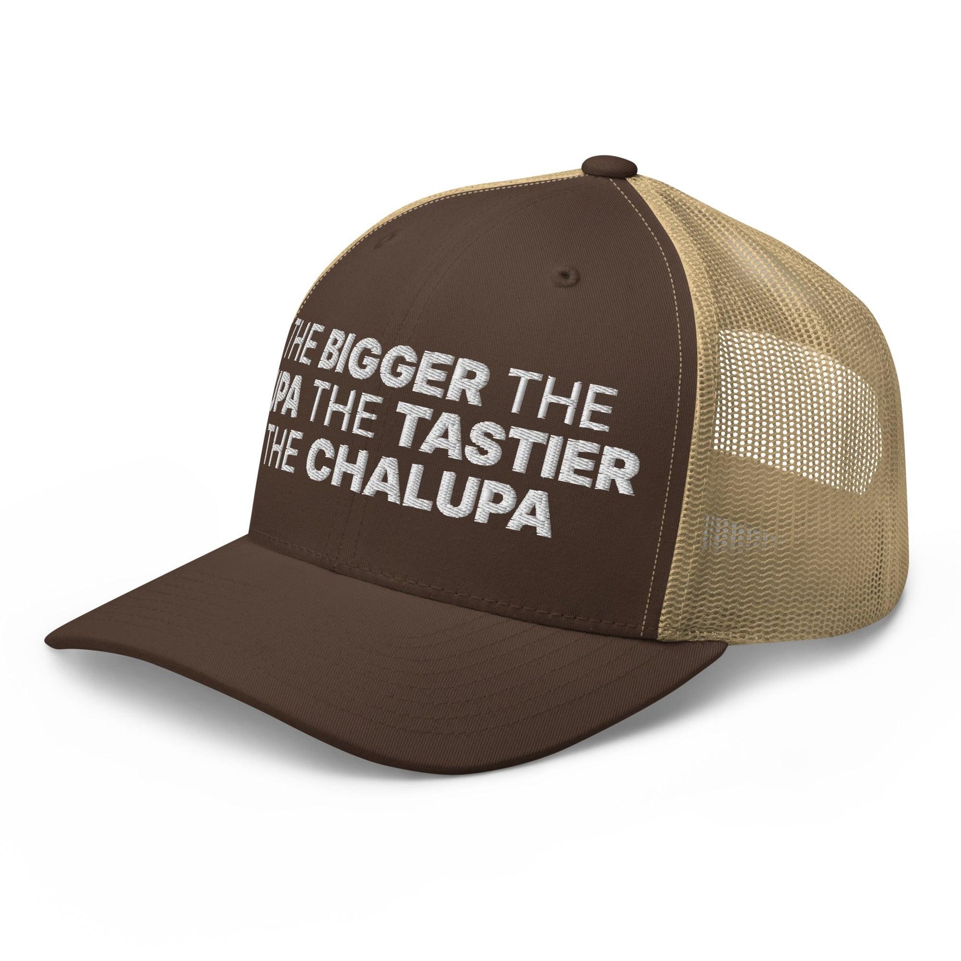 The Bigger the Fupa Tastier Chalupa Embroidered Mesh Trucker Hat