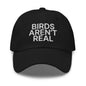 Birds Aren’t Real Embroidered Dad Hat - Black