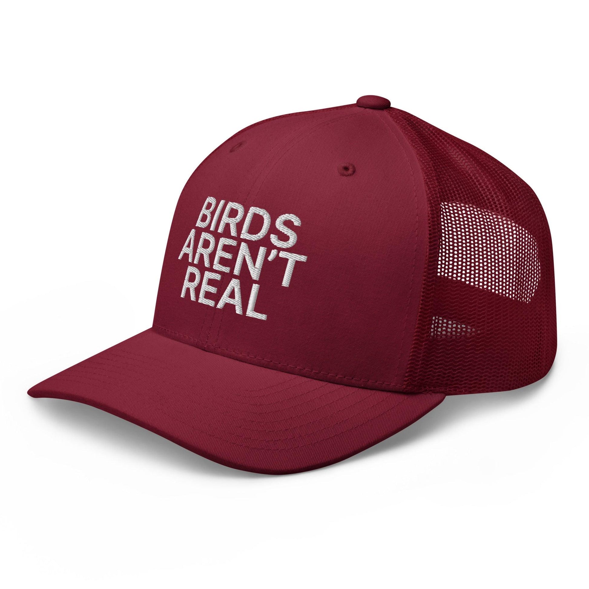 Birds Aren’t Real Embroidered Mesh Trucker Hat