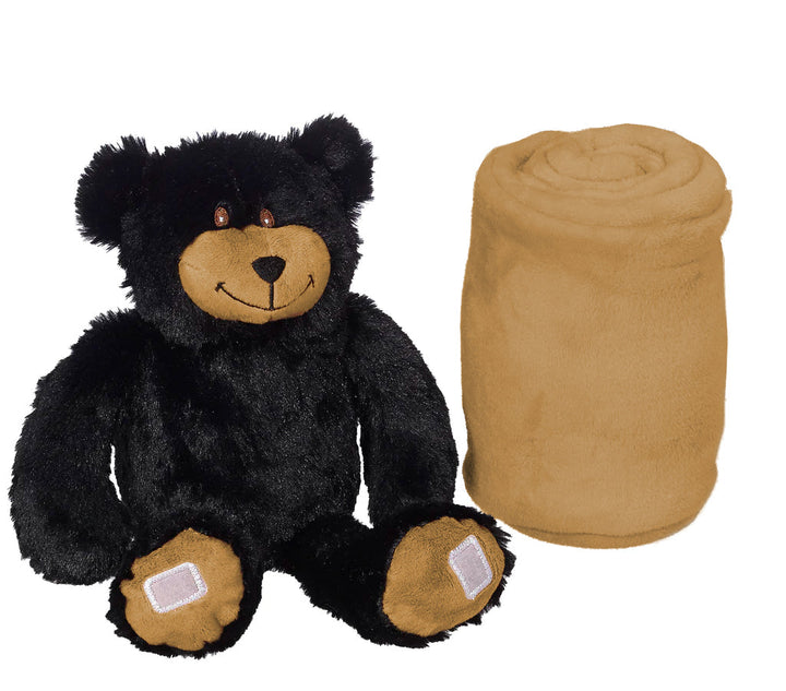 Black Bear Blankey Hugger - Embroider Buddy®