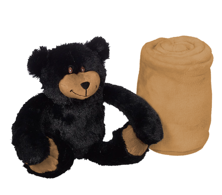 Black Bear Blankey Hugger - Embroider Buddy®