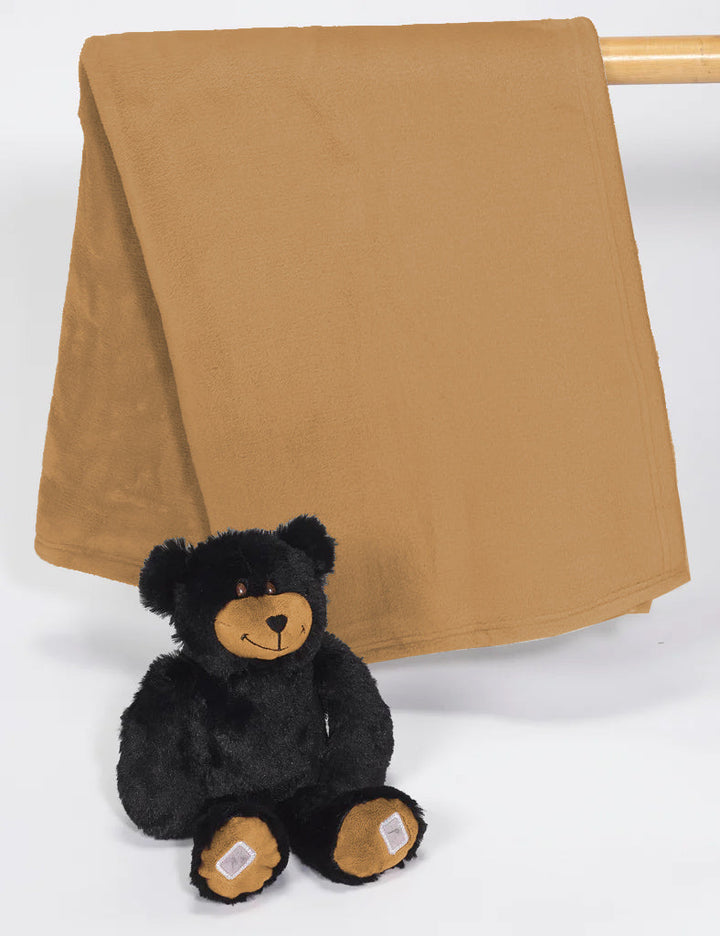 Black Bear Blankey Hugger - Embroider Buddy®