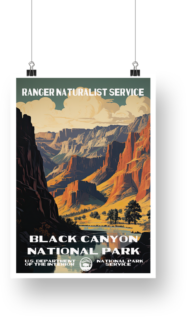 Black Canyon National Park Poster - poster