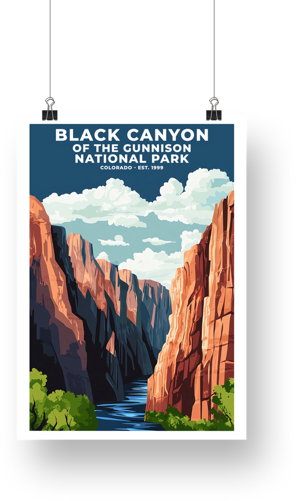 Black Canyon National Park Poster - poster