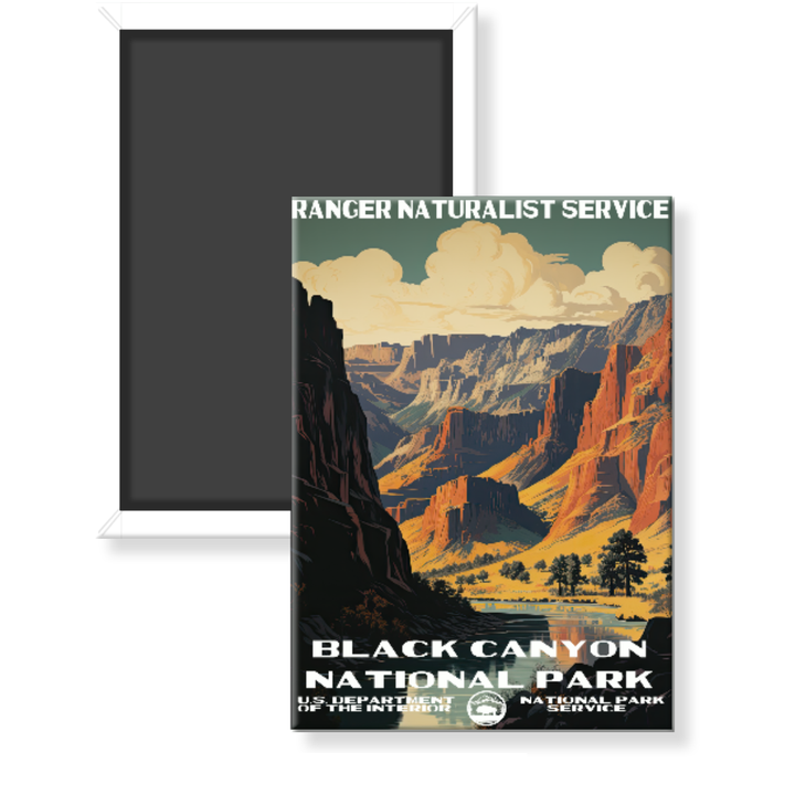 Black Canyon National Park WPA Magnet - magnet