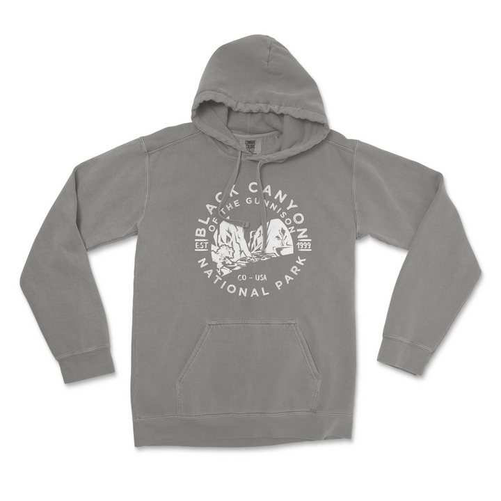 Black Canyon of the Gunnison National Park Comfort Colors Hoodie - S / Grey - hoodie