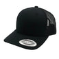 GNV-6606T - Premium Trucker Mesh Cap - Black / ONE SIZE - CAPS