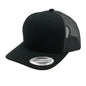 GNV-6606T - Premium Trucker Mesh Cap - Black Dark grey / ONE SIZE - CAPS