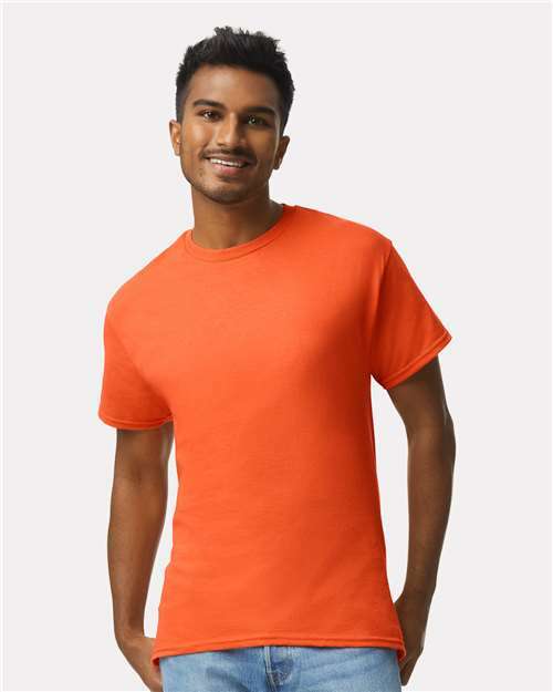 Blazing orange ultra cotton tee: perfect for live screen printing toronto. Product code - Orange / S