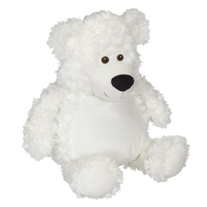 Bobby Buddy Bear - White - Embroider Buddy®