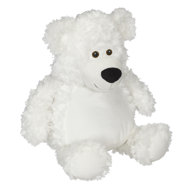 Bobby Buddy Bear - White - Embroider Buddy®