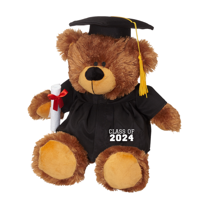 Bobby Grad Bear with imprinted logo