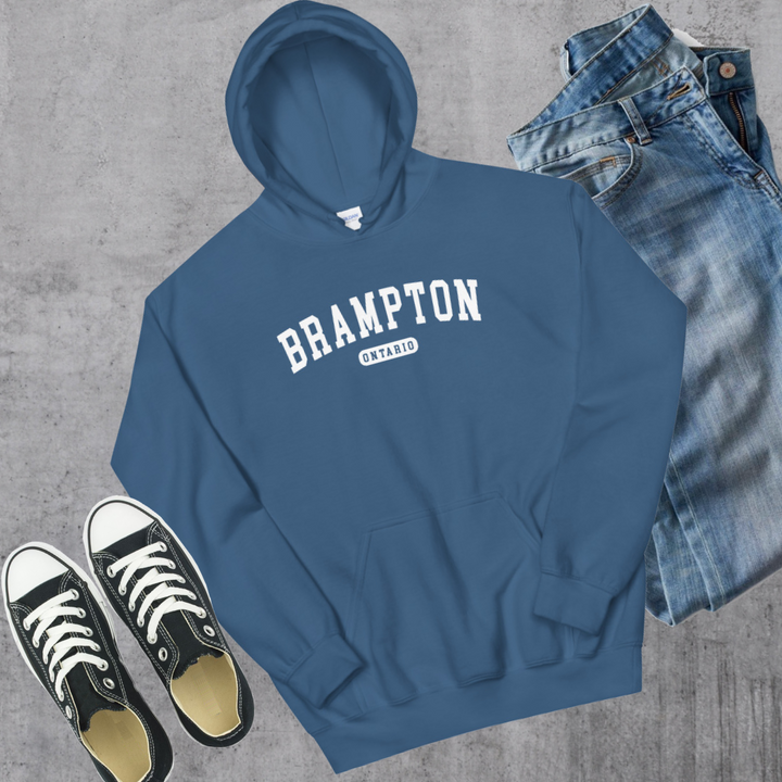 Brampton College Hoodie - Indigo Blue / S