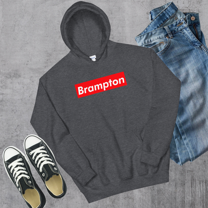 Brampton Supreme’d Hoodie - Dark Heather / S