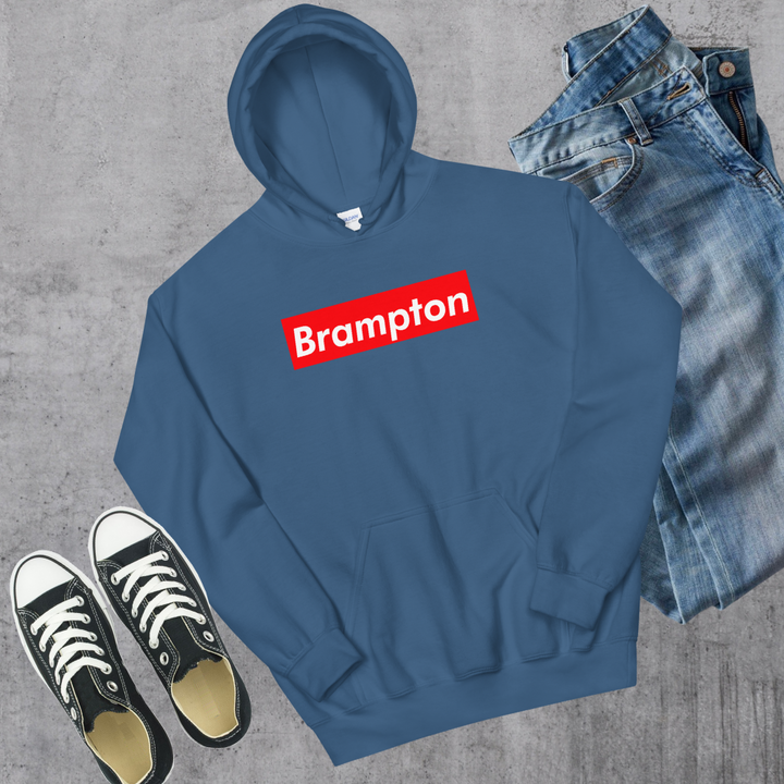 Brampton Supreme’d Hoodie - Indigo Blue / S