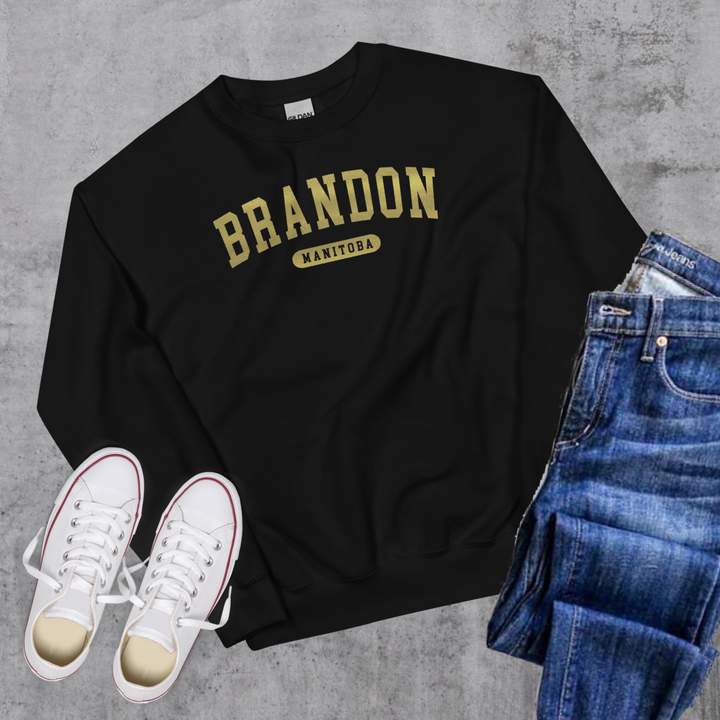 Brandon College Gold Crewneck - S