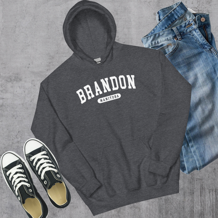 Brandon College Hoodie - Dark Heather / S