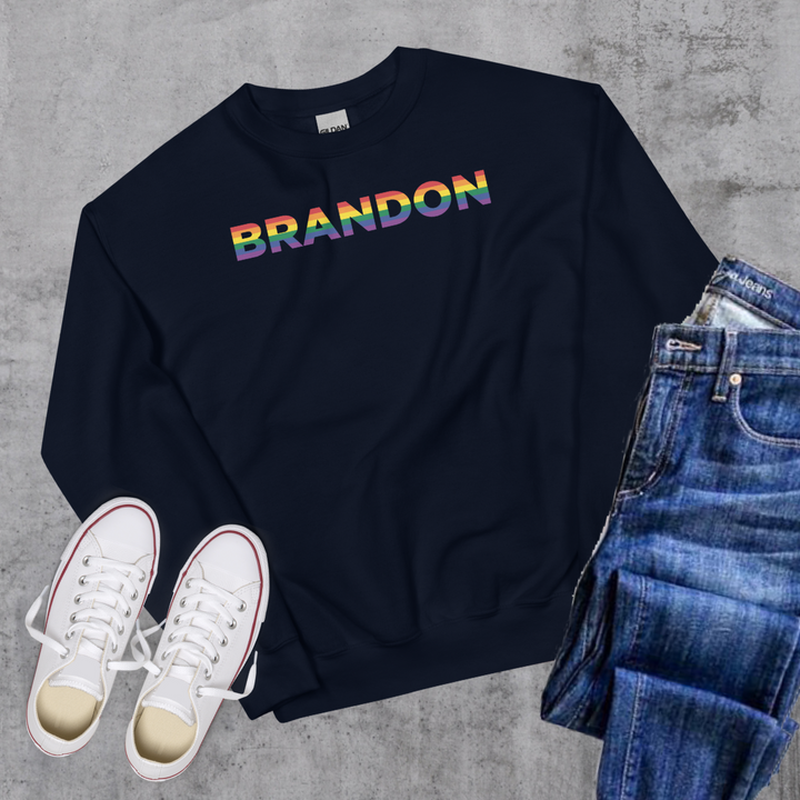 Brandon Pride Crewneck - Navy / S