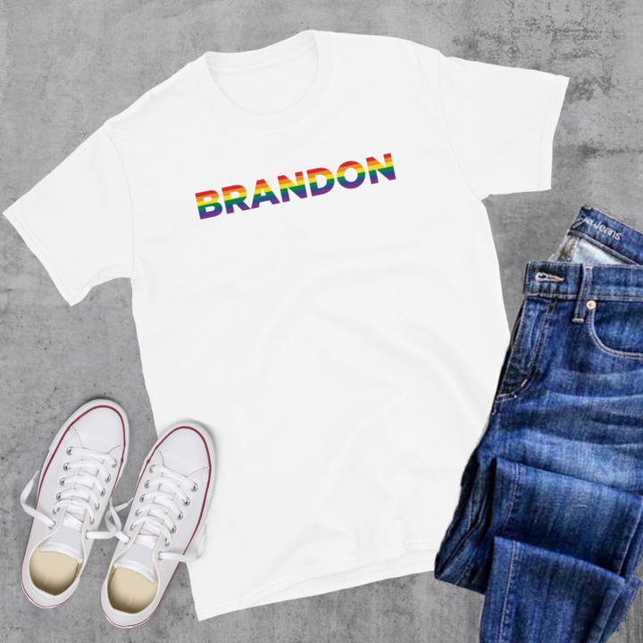 Brandon Pride Tee - White / S