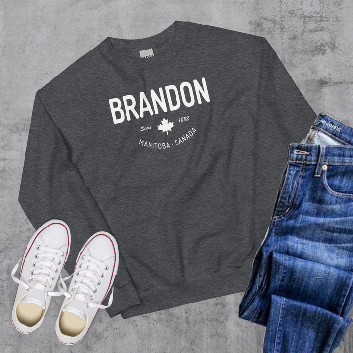 Brandon since 1882 Crewneck - Dark Heather / S