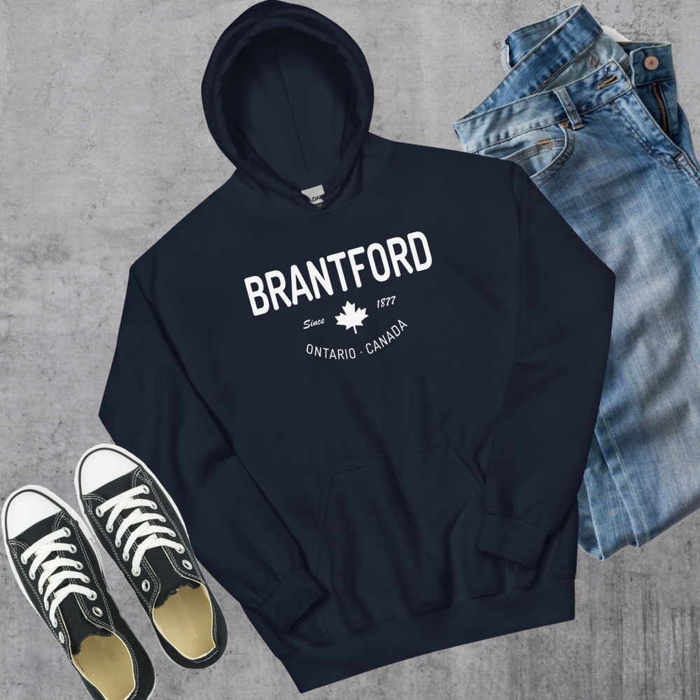 Brantford Since 1877 Hoodie - Navy / S