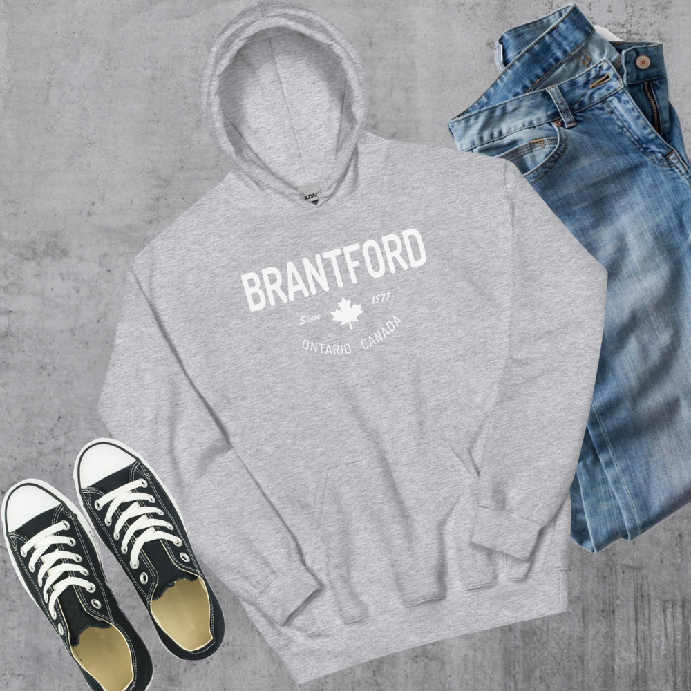 Brantford Since 1877 Hoodie - Sport Grey / S
