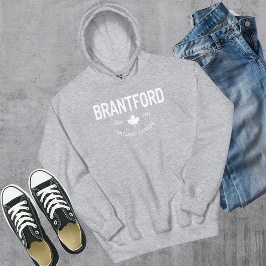 Brantford Since 1877 Hoodie - Sport Grey / S