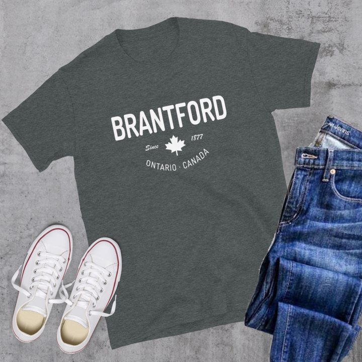 Brantford Since 1877 Tee - Dark Heather / S