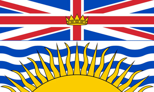 British Columbia Flag 3x5 ft - Single Unit - Flag