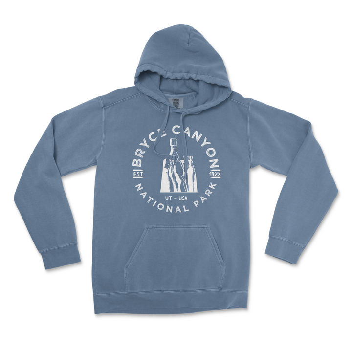 Bryce Canyon National Park Comfort Colors Hoodie - S / Blue Jean - hoodie