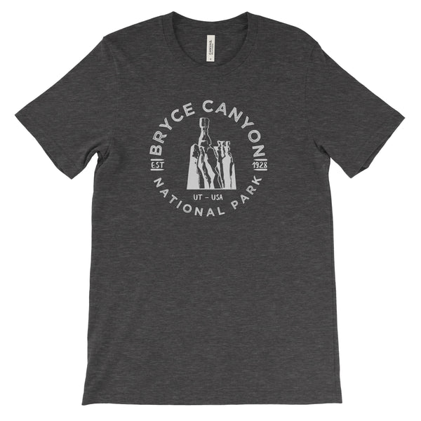 Bryce Canyon National Park T shirt - Dark Grey Heather / S - tshirt