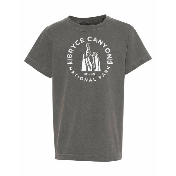 Bryce Canyon National Park Youth Comfort Colors T shirt - Pepper / S - Youth